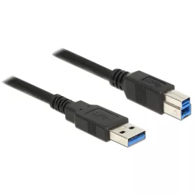   Delock 85066 USB 3.0 Type-A > USB 3.0 Type-B kábel, 1m, fekete