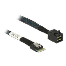   Delock Kábel Slim SAS SFF-8654 4i > Mini SAS HD SFF-8643, 50 cm