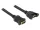 Delock kábel HDMI A anya > HDMI A anya panelrögzítés 25 cm (85100)
