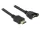 Delock kábel HDMI A apa > HDMI A anya panelrögzítés 1 m
