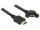 Delock kábel HDMI A apa> HDMI A anya panelrögzítés 110 -os szögben 1 m (85103)