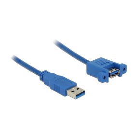   Delock USB 3.0 Hosszabbítókábel [1x USB 3.0 dugó, A típus - 1x USB 3.2 Gen 1 A alj] 1.00 m Kék