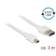 Delock Kábel, EASY-USB 2.0-s A-típusú csatlakozódugó > USB 2.0-s Mini-B-típusú csatlakozódugó, 3 m, (85161)