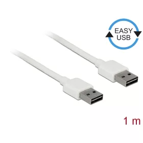   Delock 85193 EASY-USB 2.0 A > EASY-USB 2.0 A kábel, 1 m, fehér