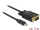 Delock Kábel USB Type-C  csatlakozódugóval > VGA csatlakozódugóval (DP váltakozó mód) Full HD 1080p, (85263)