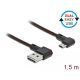 Delock EASY-USB 2.0 kábel USB-A - Micro USB 1.5m fekete (85272)
