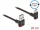 Delock USB 2.0 A - USB Type-C kábel derékszögben hajlított csatlakozókkal 20cm (85274)