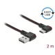 Delock 85283 USB-A -> USB-C kábel 2m fekete