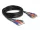 Delock RCA RGB bővítő kábel 3 db. apa - 3 db. anya, 3 m (85370)