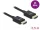 Delock Nagysebességű HDMI -kábel koax 48 Gbps 8K 60 Hz, fekete 0,5 m (85383)