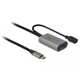   Delock Aktív USB 3.1 Gen 1 bovíto kábel USB Type-C  - USB A-típusú 5 m (85391)