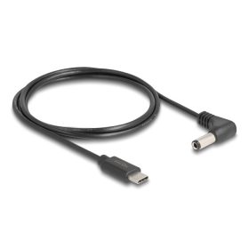   Delock USB Type-C  tápkábel - DC 5,5 x 2,5 mm méretű apa hajlított 1,5 m (85399)