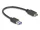Delock USB 10 Gbps kábel E-típusú A kulcsos USB 20 tűs apa   A-típusú USB apa 30 cm (85449)