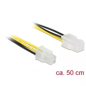   Delock Bővítőkábel, P4, 6 Gb/s, 4 tűs csatlakozó > P4 4 tűs aljzat, 50 cm
