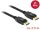 DeLock 85506 Displayport 1.2 apa > Displayport apa 0,5m fekete