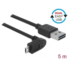   Delock Kábel, EASY-USB 2.0-s A-típusú csatlakozódugó > EASY-USB 2.0-s Micro-B típusú csatlakozódugó, (85561)