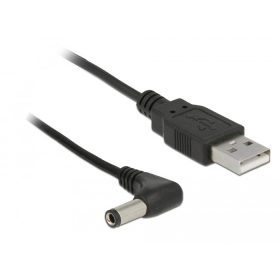 Delock USB-A - DC 5.5 x 2.5mm tápkábel 1,5m (85588)