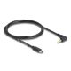 Delock USB tápkábel > DC 4,0 x 1,7 mm apa 90  1,5 m (85665)