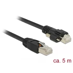   Delock 5 m-es RJ45 dugó > RJ45 dugó csavarokkal csatlakozós Cat.6 SSTP kábel (85670)