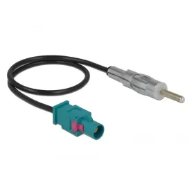   Delock Antenna kábel FAKRA Z dugó > DIN dugó RG-174 32 cm fekete