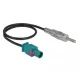 Delock Antenna kábel FAKRA Z dugó > DIN dugó RG-174 32 cm fekete