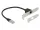 Delock Hálózat Bővítő Kábel RJ45 Cat.5e 30 cm általános vagy LP rekesz edénnyel (slot bracket) (85803)