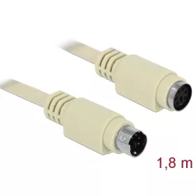 Delock PS/2 hosszabbító kábel 1,8 m