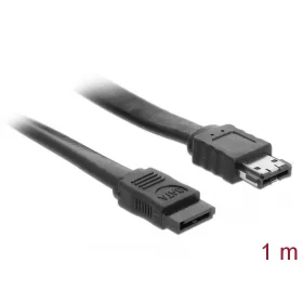   Delock Kábel SATA 3 Gb/s hüvely > eSATA hüvely 1 m fekete (85810)