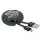 Delock USB 2.0 behúzható kábel A-típusú   Micro-B fekete (85818)