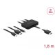 Delock USB-C , HDMI vagy mini DisplayPort 4K HDMI 1,8 m adapterkábelhez (85830)