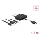 Delock USB-C , HDMI vagy mini DisplayPort 4K HDMI 1,8 m adapterkábelhez (85830)