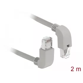   Delock Hálózati kábel RJ45 Cat.5e SF/UTP felfelé néző / lefelé néző 2 m