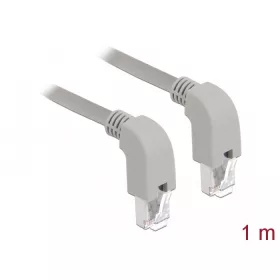   Delock Hálózati kábel RJ45 Cat.5e SF/UTP lefelé néző / lefelé néző 1 m