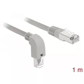   Delock Hálózati kábel RJ45 Cat.6 S/FTP, lefelé néző / egyenes 1 m