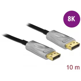 Delock Aktív optikai kábel DisplayPort 1.4 8K 10 m