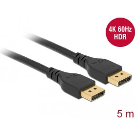 Delock DisplayPort 1.2 kábel 4K 60 Hz 5m (85912)