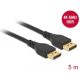 Delock DisplayPort 1.2 kábel 4K 60 Hz 5m (85912)