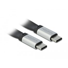   Delock USB 3.2 Gen 2 FPC lapos kábel USB Type-C - USB Type-C 22 cm PD 3 A E-Marker (85926)