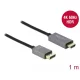 Delock DisplayPort 1.4 - HDMI kábel 4K, 60Hz (HDR) 1m (85928)