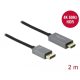 Delock DL85929 Displayport apa -> HDMI apa aktív kábel 2m