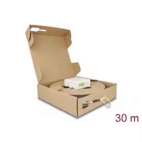   Delock Optikai szál csatlakozó doboz 2 x SC/APC Simplex 30 m drop kábelszettel