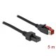 Delock PoweredUSB kábel apa 24 V > 2 x 4 tűs apa, 5 m, POS nyomtatókhoz és csatlakozókhoz (85954)