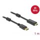 Delock DL85955 Displayport apa -> HDMI apa aktív kábel 1m