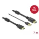 Delock HDMI    DisplayPort-kábel 4K 30 Hz 7 m (85967)