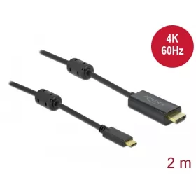  Delock aktív USB-C  - HDMI kábel (DP Alt Mode) 4K60Hz 2m (85970)