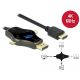 Delock 3 az 1-ben, 4K 60 Hz-s képernyő kábel USB-C , DisplayPort és mini DisplayPort bemenettel, val (85974)