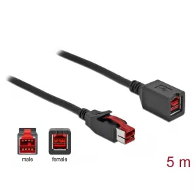 Delock PoweredUSB bővítőkábel 24 V 5 m