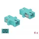 Delock SC optikai szálas csatlakozó simplex anya - SC simplex anya, multimódosú 4 db. világoskék (85994)