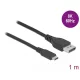 Delock Kétirányú USB Type-C  - DisplayPort kábel (DP Alt Mode) 8K 60 Hz 1 m DP 8K ellenőrzött (86038)