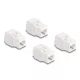 Delock Keystone modul, RJ45-aljzat Cat.6A UTP 4 db.-os